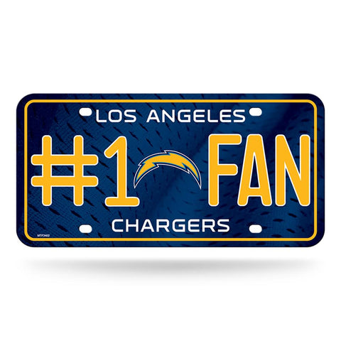 San Diego Chargers Nfl Metal Tag License Plate (#1 Fan)