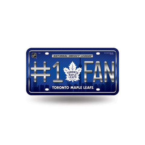 Toronto Maple Leafs Nhl Metal Tag License Plate (#1 Fan)