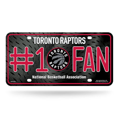 Toronto Raptors Nba Metal Tag License Plate (#1 Fan)