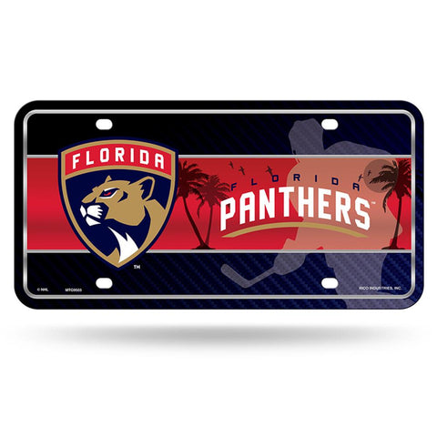 Florida Panthers Nhl Metal Tag License Plate