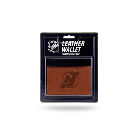 New Jersey Devils Nhl Manmade Leather Tri-fold