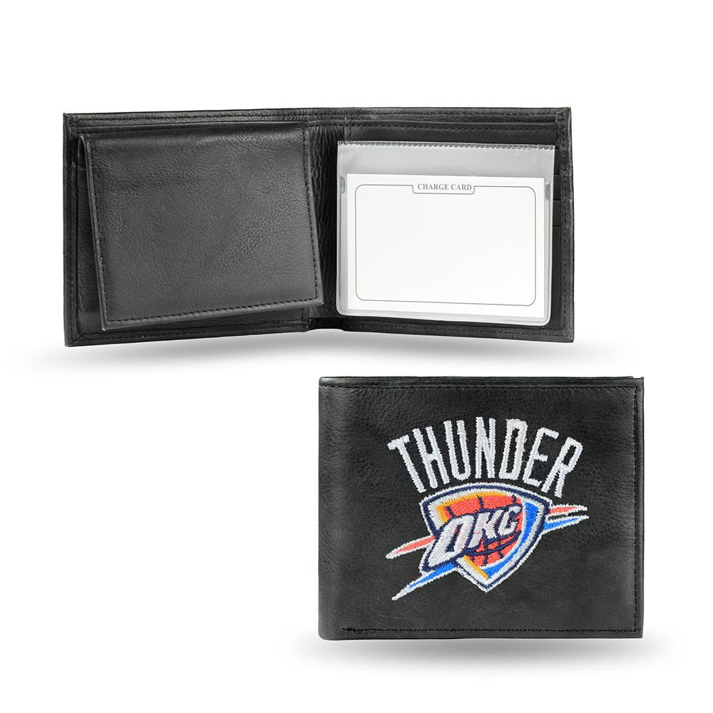 Oklahoma City Thunder Embroidered Billfold Wallet