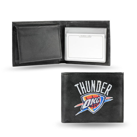 Oklahoma City Thunder  Embroidered Billfold Wallet