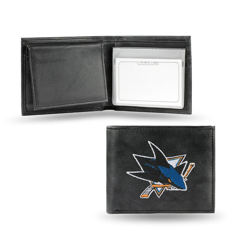 San Jose Sharks  Embroidered Billfold Wallet