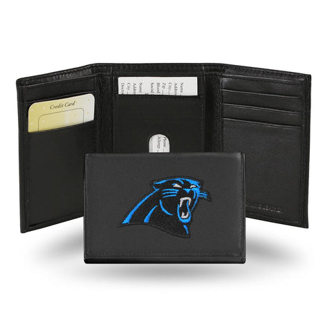 Carolina Panthers  Embroidered Trifold Wallet