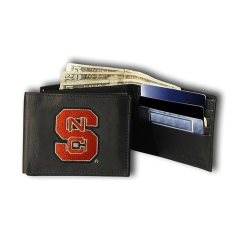 North Carolina State Wolfpack Ncaa Embroidered Trifold Wallet