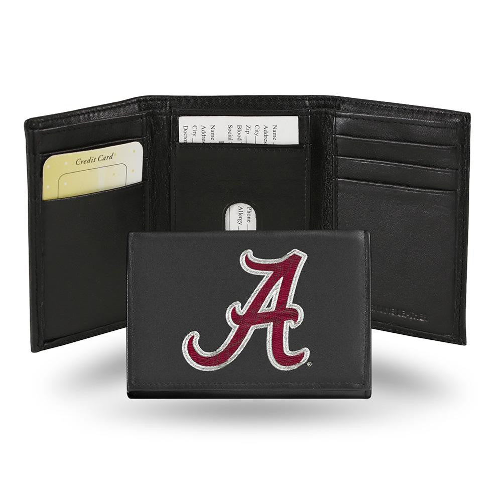 Alabama Crimson Tide  Embroidered Trifold Wallet