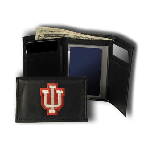 Indiana Hoosiers Ncaa Embroidered Trifold Wallet