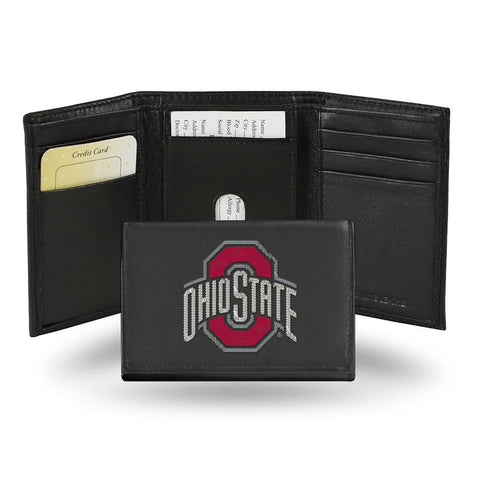 Ohio State Buckeyes  Embroidered Trifold Wallet