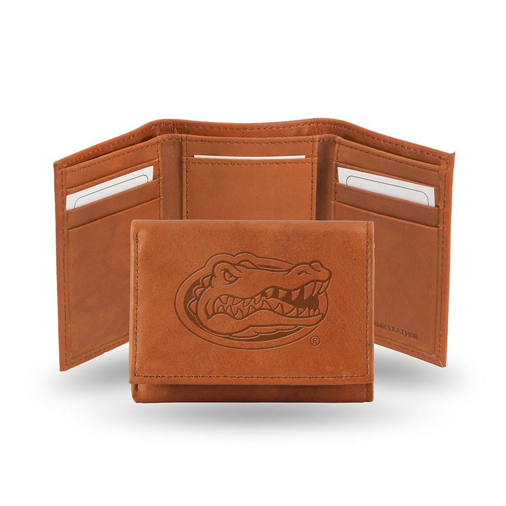 Florida Gators Tri-fold Wallet (pecan Cowhide)