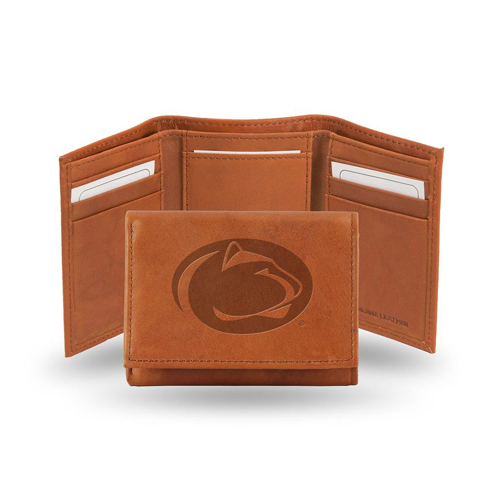 Penn State Nittany Lions Tri-fold Wallet (pecan Cowhide)
