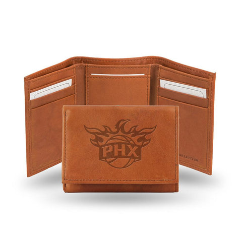 Phoenix Suns  Tri-Fold Wallet (Pecan Cowhide)