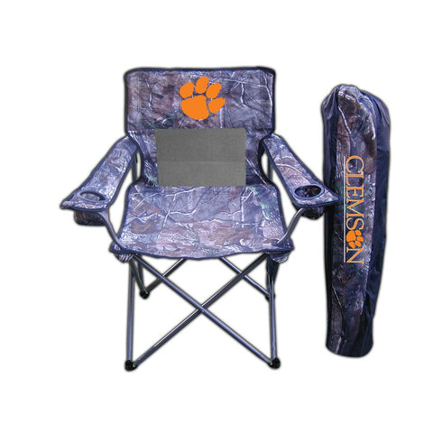 Clemson Tigers Ncaa Ultimate "real Tree" Camo Adult Tailgate Chair