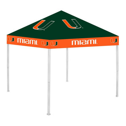 Miami Hurricanes Ncaa Ultimate Tailgate Canopy (9x9)
