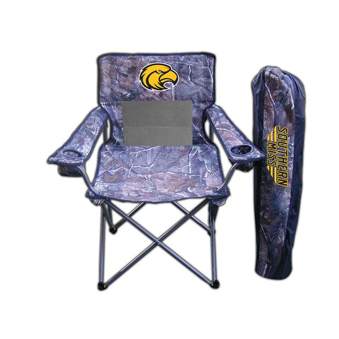 Southern Mississippi Eagles Ncaa Ultimate "real Tree" Camo Adult Tailgate Chair