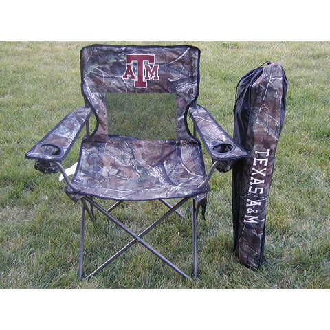 Texas A&m Aggies Ncaa Ultimate "real Tree" Camo Adult Tailgate Chair