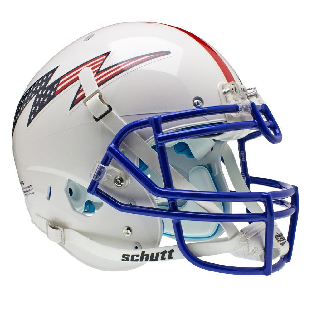 Air Force Falcons Ncaa Authentic Air Xp Full Size Helmet (alternate White 3)