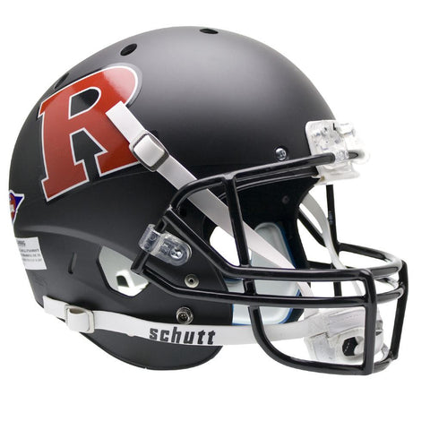 Rutgers Scarlet Knights Ncaa Replica Air Xp Full Size Helmet (alternate Black W- Red 2)