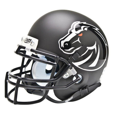 Boise State Broncos Ncaa Authentic Mini 1-4 Size Helmet (alternate Blackout 4)