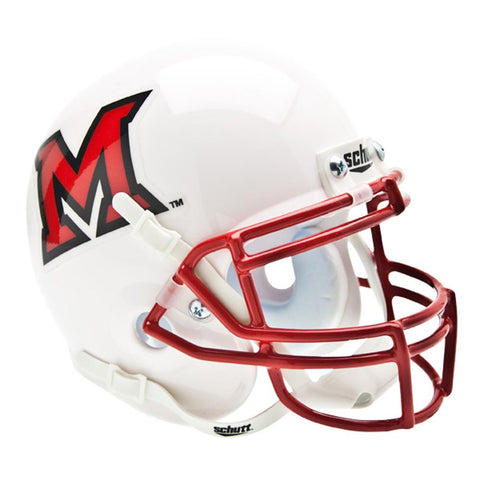 Miami Ohio Redhawks Ncaa Authentic Mini 1-4 Size Helmet