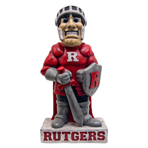 Rutgers Scarlet Knights Ncaa "scarlet Knight" College Mascot 21.5in Full Color Statue