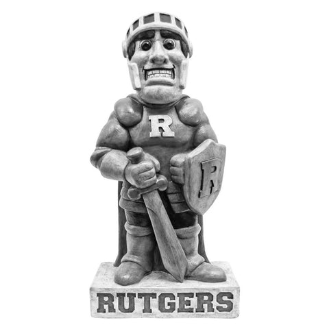 Rutgers Scarlet Knights Ncaa "scarlet Knight" College Mascot 21.5in Vintage Statue