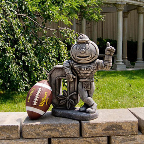 Ohio State Buckeyes Ncaa "brutus" College Mascot 22in Vintage Statue