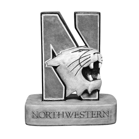 Northwestern Wildcats Ncaa "n-cat" Wildcat College Mascot 18in Vintage Statue