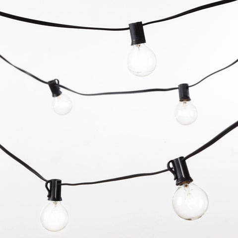 String Light Company Savannah 48-ft Globe String Lights With 24 Sockets And 2...
