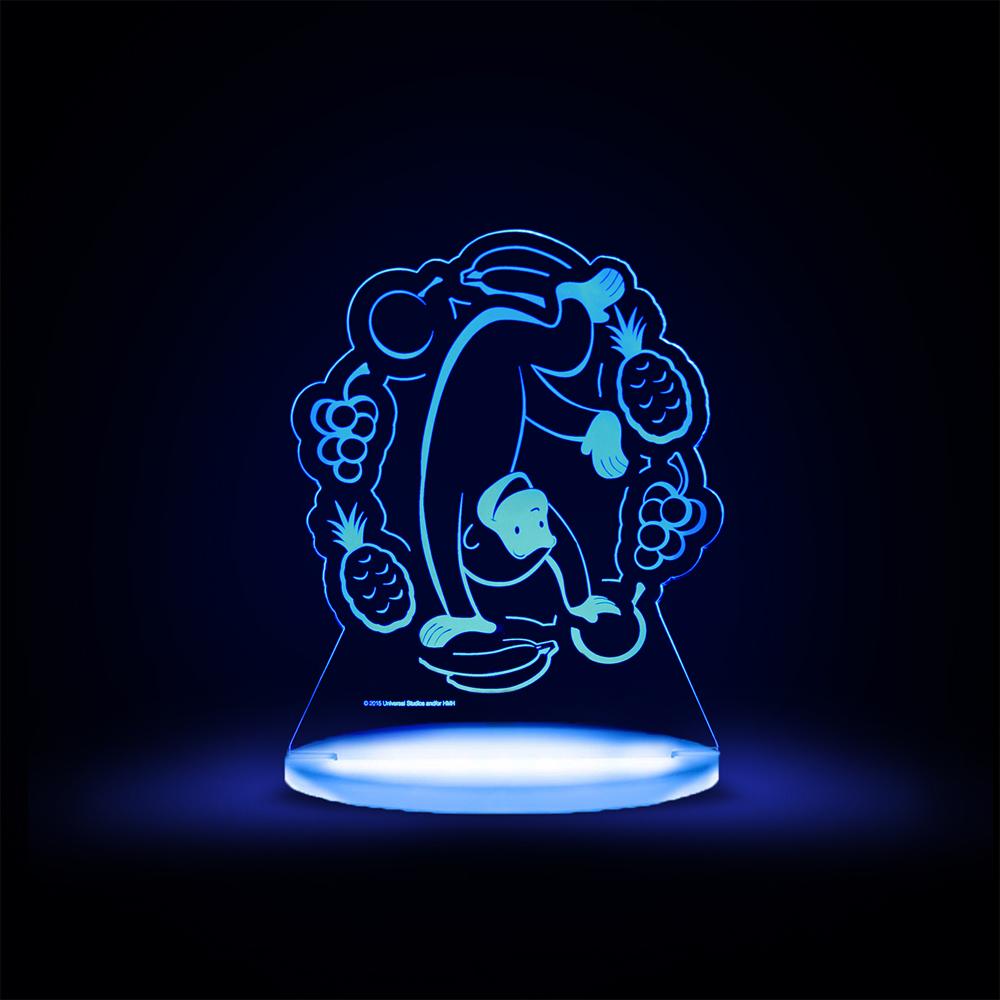 Curious George Love Mulicolored Led Night Light