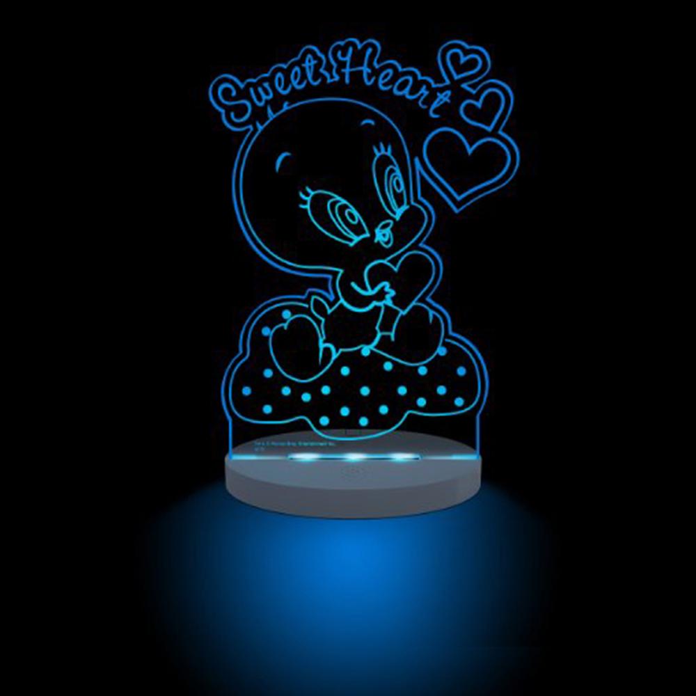 Baby Tweety 'sweetheart' Multicolored Led Night Light