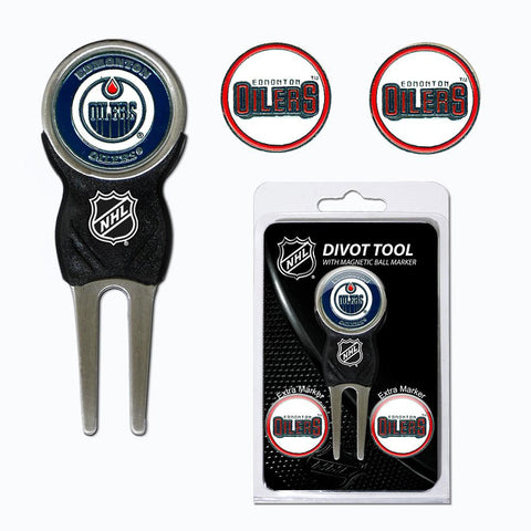 Edmonton Oilers NHL Divot Tool Pack w-Signature Tool