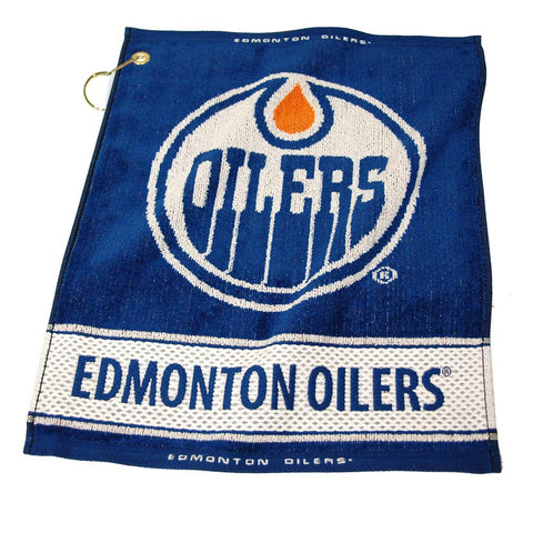 Edmonton Oilers NHL Woven Golf Towel