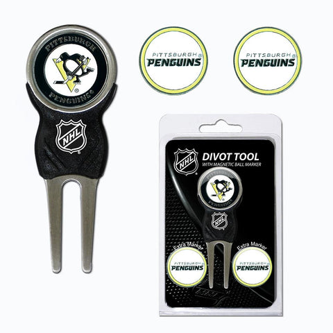 Pittsburgh Penguins NHL Divot Tool Pack w-Signature Tool