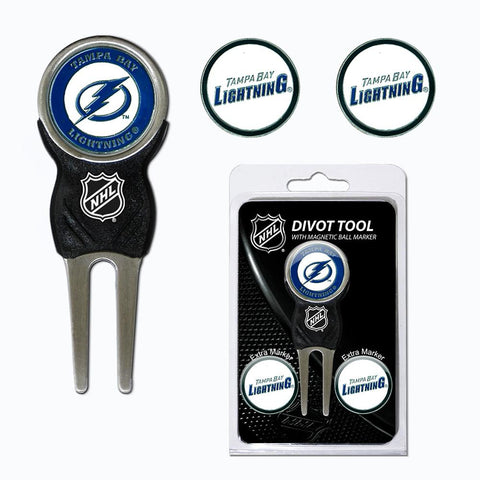 Tampa Bay Lightning NHL Divot Tool Pack w-Signature Tool