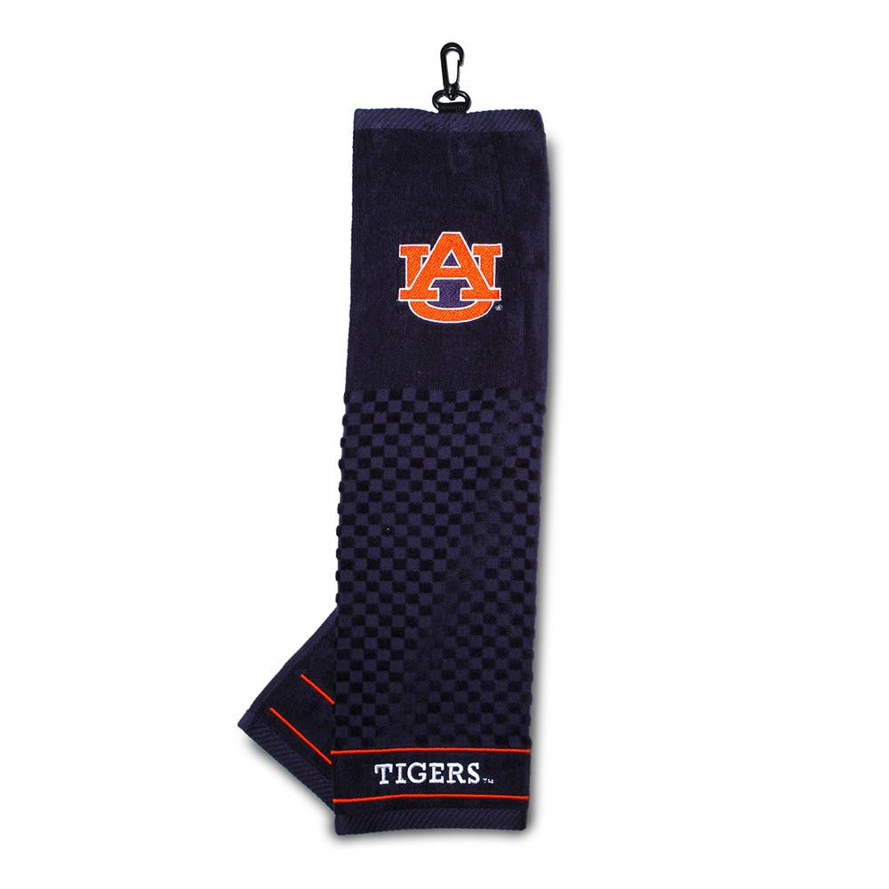 Auburn Tigers Ncaa Embroidered Tri-fold Towel