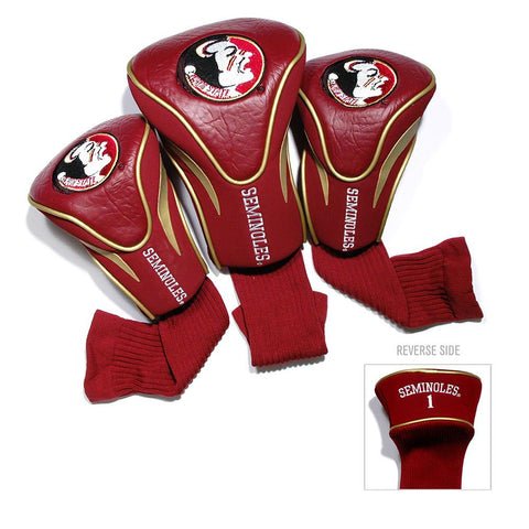 Florida State Seminoles Ncaa 3 Pack Contour Fit Headcover