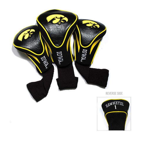 Iowa Hawkeyes Ncaa 3 Pack Contour Fit Headcover
