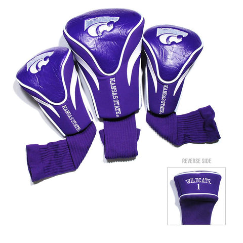 Kansas State Wildcats Ncaa 3 Pack Contour Fit Headcover