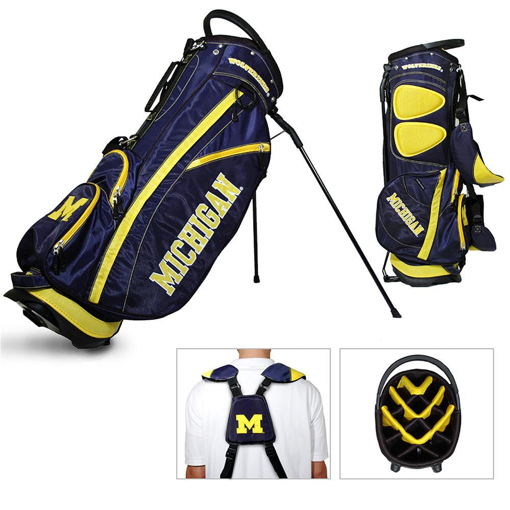 Michigan Wolverines Ncaa Stand Bag - 14 Way (fairway)