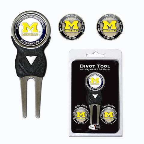 Michigan Wolverines Ncaa Divot Tool Pack W-signature Tool