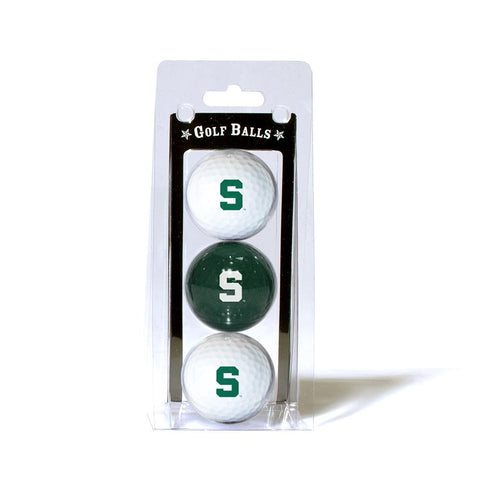 Michigan State Spartans Ncaa 3 Ball Pack