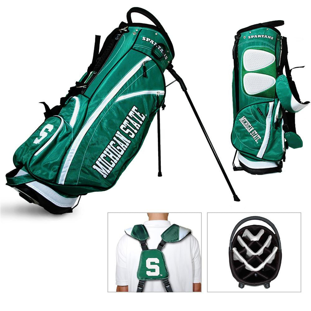 Michigan State Spartans Ncaa Stand Bag - 14 Way (fairway)