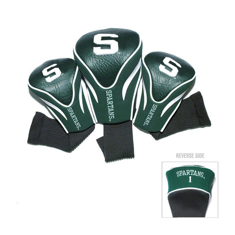 Michigan State Spartans Ncaa 3 Pack Contour Fit Headcover