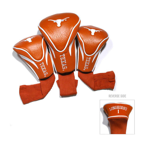 Texas Longhorns Ncaa 3 Pack Contour Fit Headcover