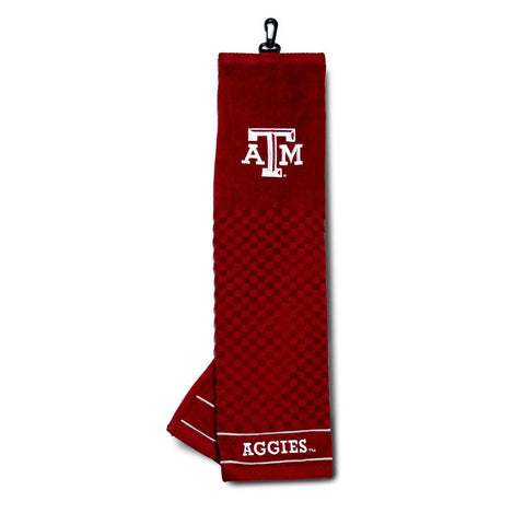 Texas A&m Aggies Ncaa Embroidered Tri-fold Towel