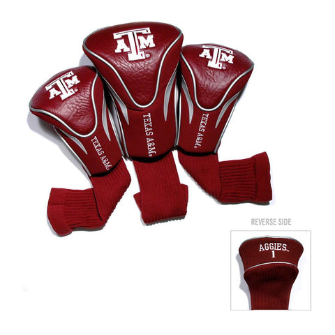 Texas A&m Aggies Ncaa 3 Pack Contour Fit Headcover
