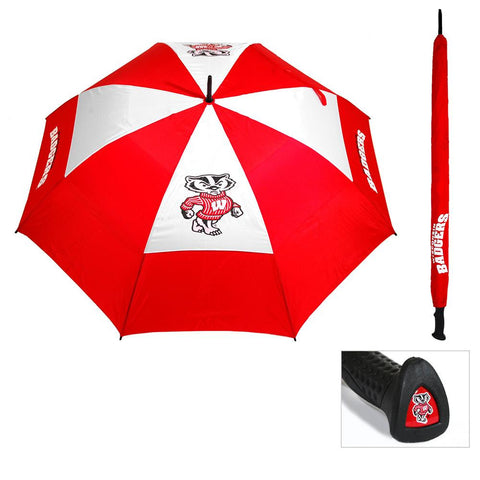 Wisconsin Badgers Ncaa 62 Inch Double Canopy Umbrella