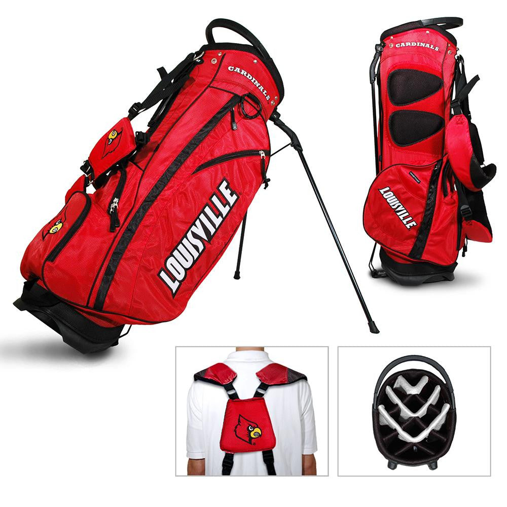 Louisville Cardinals Ncaa Stand Bag - 14 Way (fairway)