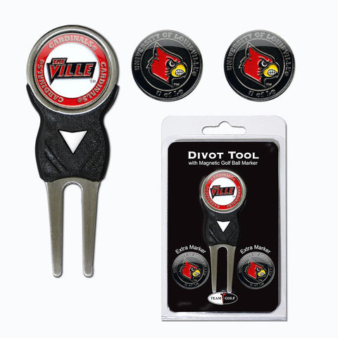 Louisville Cardinals Ncaa Divot Tool Pack W-signature Tool